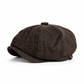 📢🎉🛍️✨Vintage British Stil Newsboy Kappe für Herren und Damen Klassisch Casual Flache Kappe Achteckige Baskenmütze