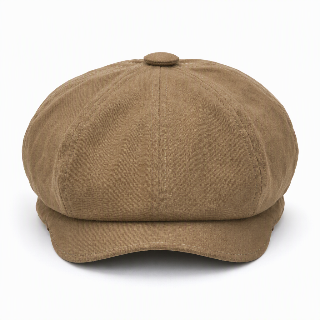 📢🎉🛍️✨Vintage British Stil Newsboy Kappe für Herren und Damen Klassisch Casual Flache Kappe Achteckige Baskenmütze