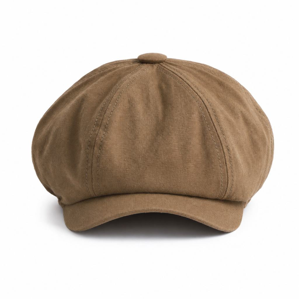 📢🎉🛍️✨Vintage British Stil Newsboy Kappe für Herren und Damen Klassisch Casual Flache Kappe Achteckige Baskenmütze