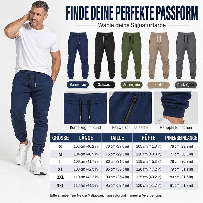 🥳🥳 Herren-Freizeitsport-Jogginghose in Slim Fit