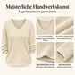 ✨ Damen lässiges V-Ausschnitt Waffelstrick Oberteil