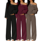 👖 Damen-Outfit bestehend aus schulterfreiem Oberteil und Hose