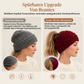 Breites gestricktes Ohrenschutz-Stirnband für Damen, winterlich warmes Haar-Accessoire mit Blumenmuster