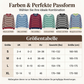Damen Oversized Langarmshirt mit Streifenmuster