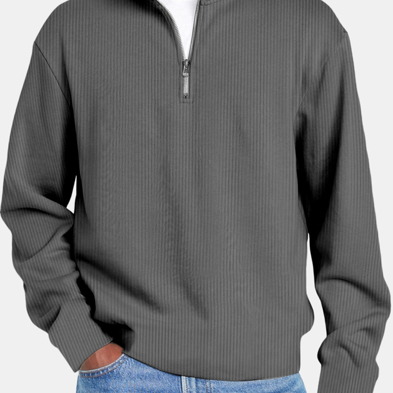 🧥 Sweatshirt mit Viertelreißverschluss | Warmer Komfort trifft auf lässige Herbst-Eleganz ✨