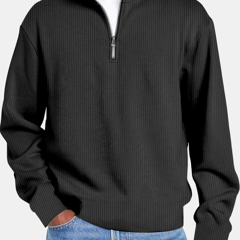 🧥 Sweatshirt mit Viertelreißverschluss | Warmer Komfort trifft auf lässige Herbst-Eleganz ✨