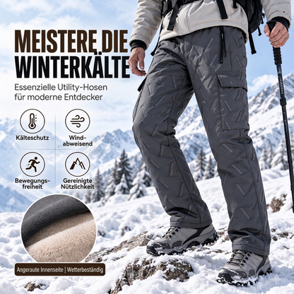 📢🎉🛍️✨Herren Winter Cargohose mit Plüschfutter