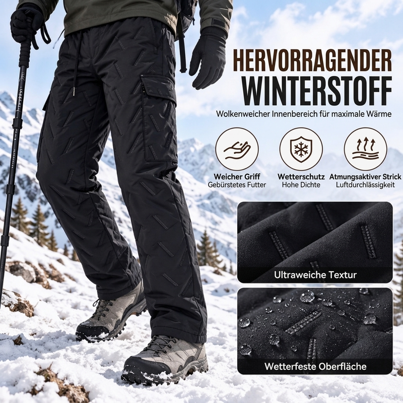 📢🎉🛍️✨Herren Winter Cargohose mit Plüschfutter