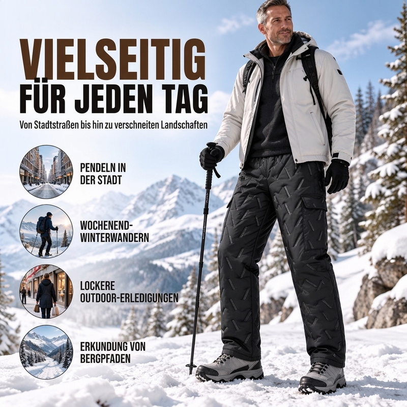 📢🎉🛍️✨Herren Winter Cargohose mit Plüschfutter