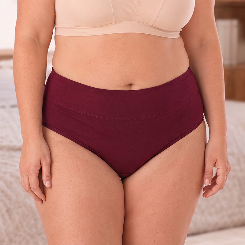 Damen Plus Size Menstruationsunterwäsche