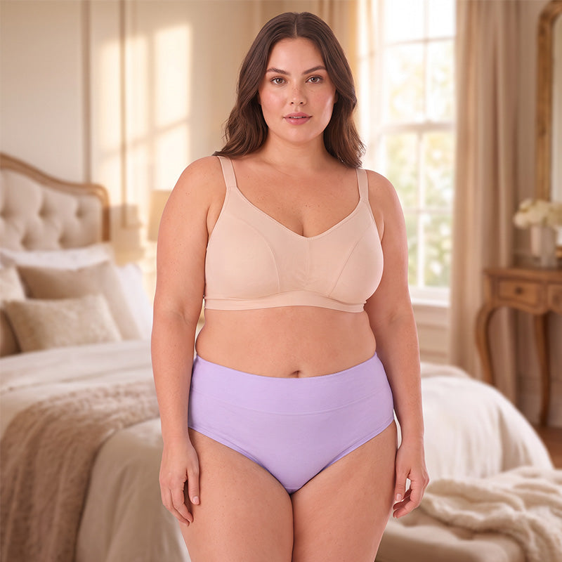 Damen Plus Size Menstruationsunterwäsche