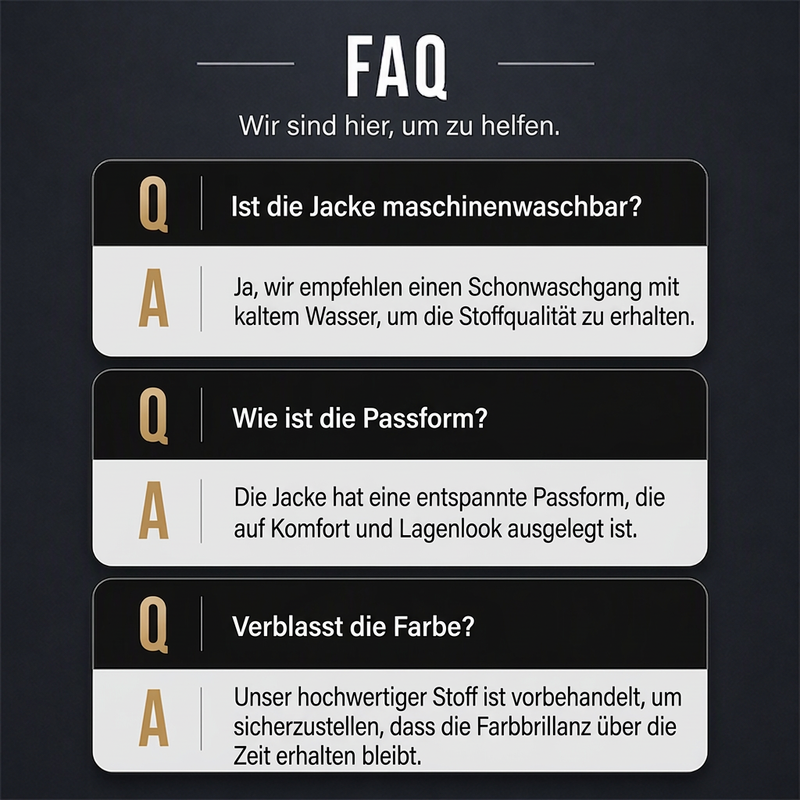 Warm gefütterte Kapuzenjacke für Herren für den Winter