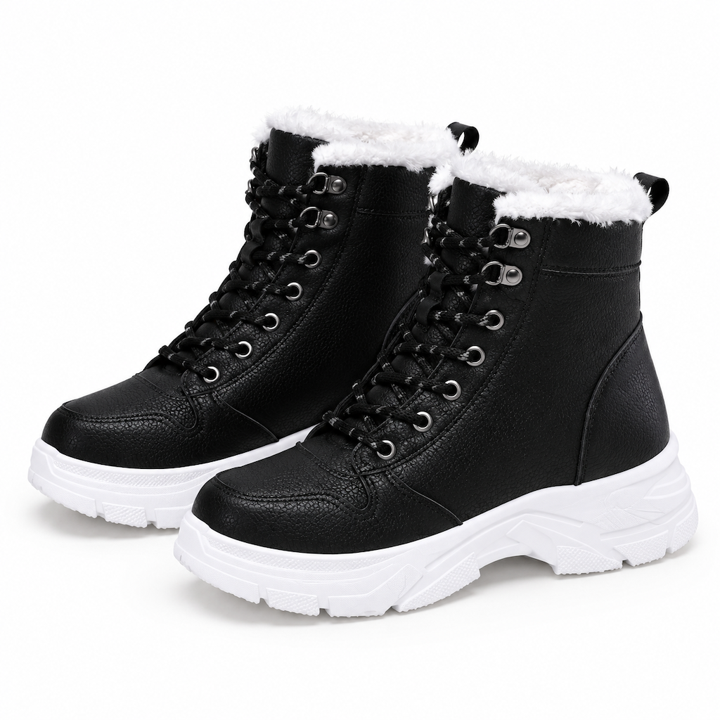 📢🎉50%Rabatt!!!🛍️✨Damen Winter-Schneestiefel, warme, mit Plüsch gefütterte, hochgeschlossene Knöchelstiefel