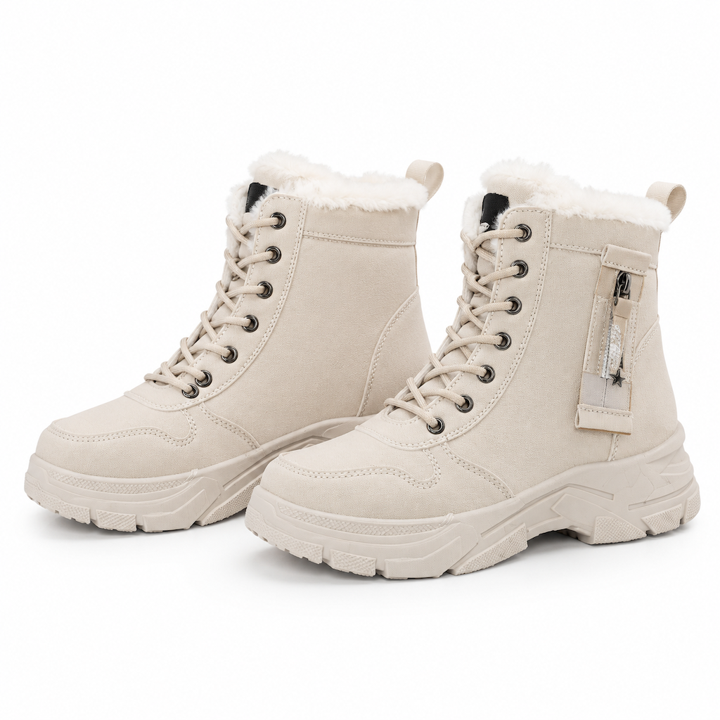 📢🎉50%Rabatt!!!🛍️✨Damen Winter-Schneestiefel, warme, mit Plüsch gefütterte, hochgeschlossene Knöchelstiefel