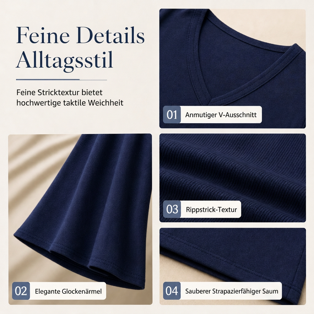 👗 Elegantes, sexy Bodycon-Kleid mit V