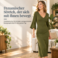 👗 Elegantes, sexy Bodycon-Kleid mit V