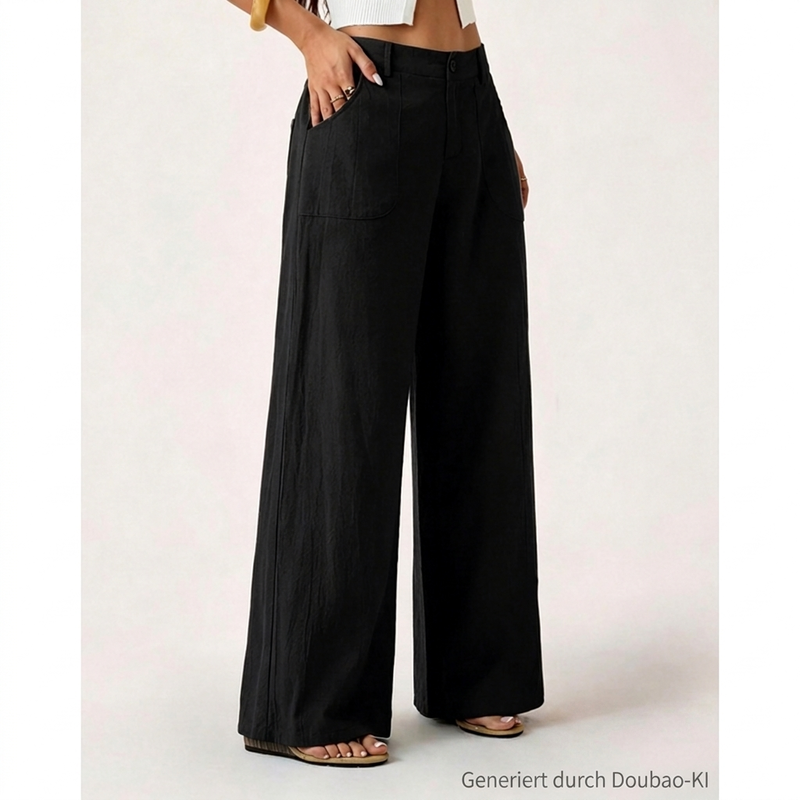 🔥🔥 Damen-Casual-Hose mit weitem Bein