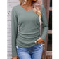 🥳🥳 Elegantes Damen-Strickoberteil mit V-Ausschnitt