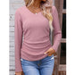 🥳🥳 Elegantes Damen-Strickoberteil mit V-Ausschnitt