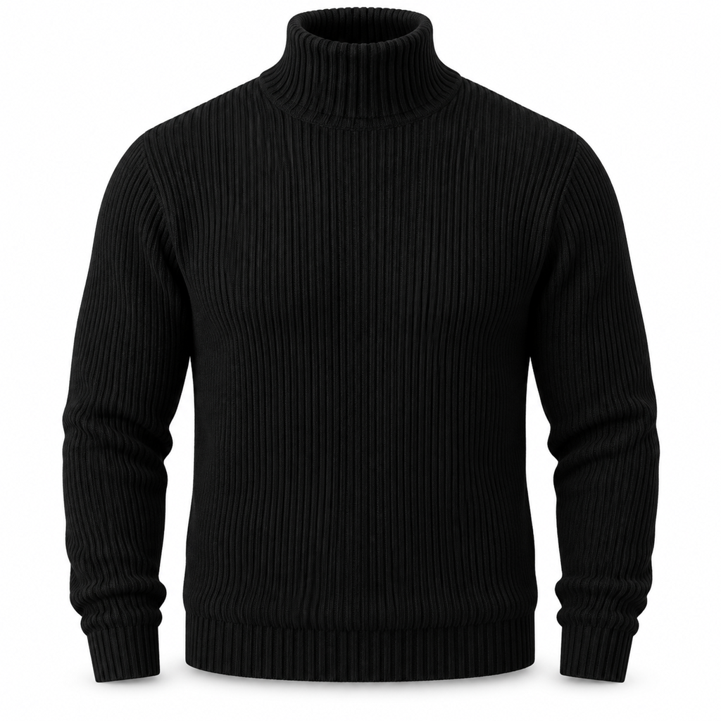 📢🎉🛍️✨Herren Strickpullover mit Rollkragen, schmale Passform