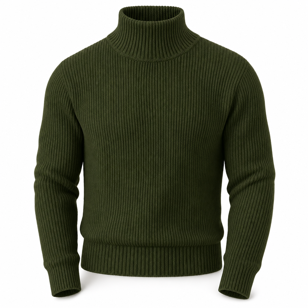 📢🎉🛍️✨Herren Strickpullover mit Rollkragen, schmale Passform