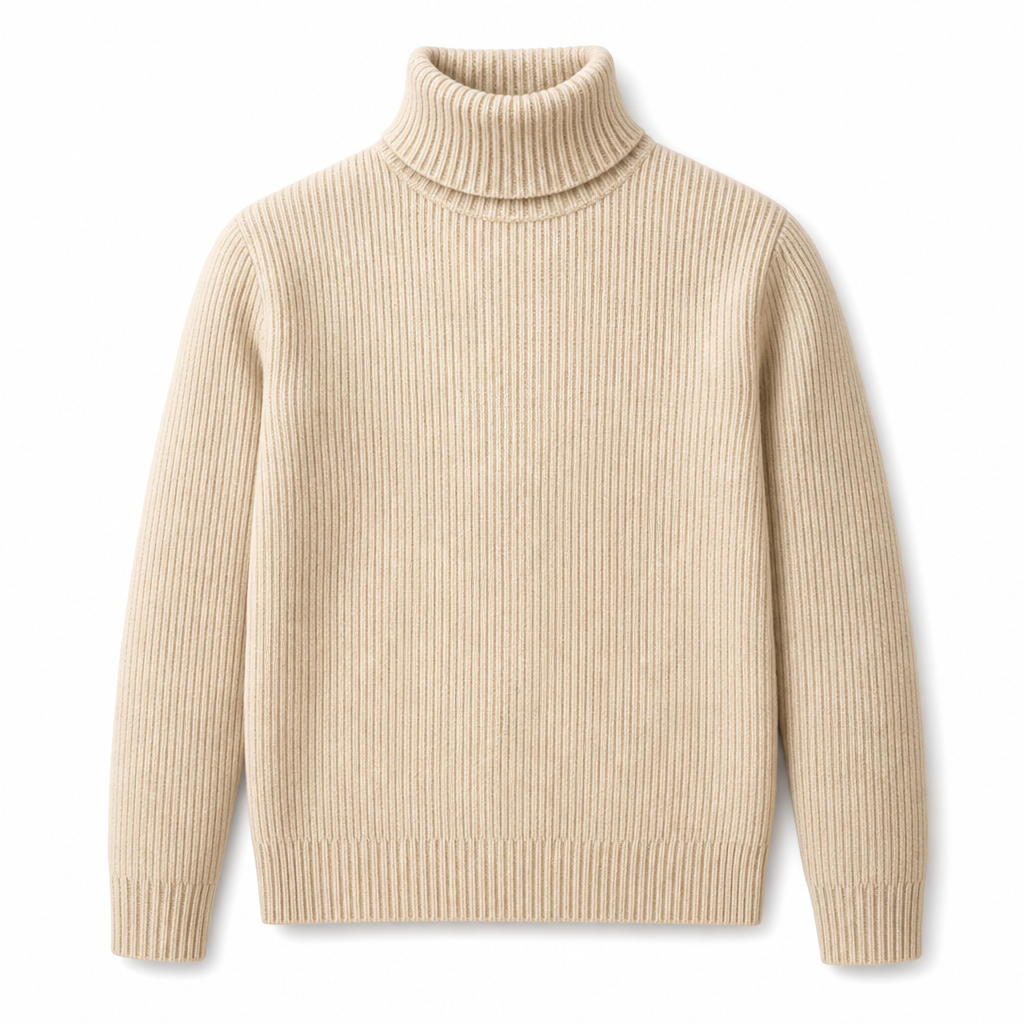 📢🎉🛍️✨Herren Strickpullover mit Rollkragen, schmale Passform