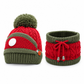 Damen Winter Warm Strickmütze mit Gesichtsmaske und Halstuch Winddicht Ohrenschutz Beanie für Radfahren