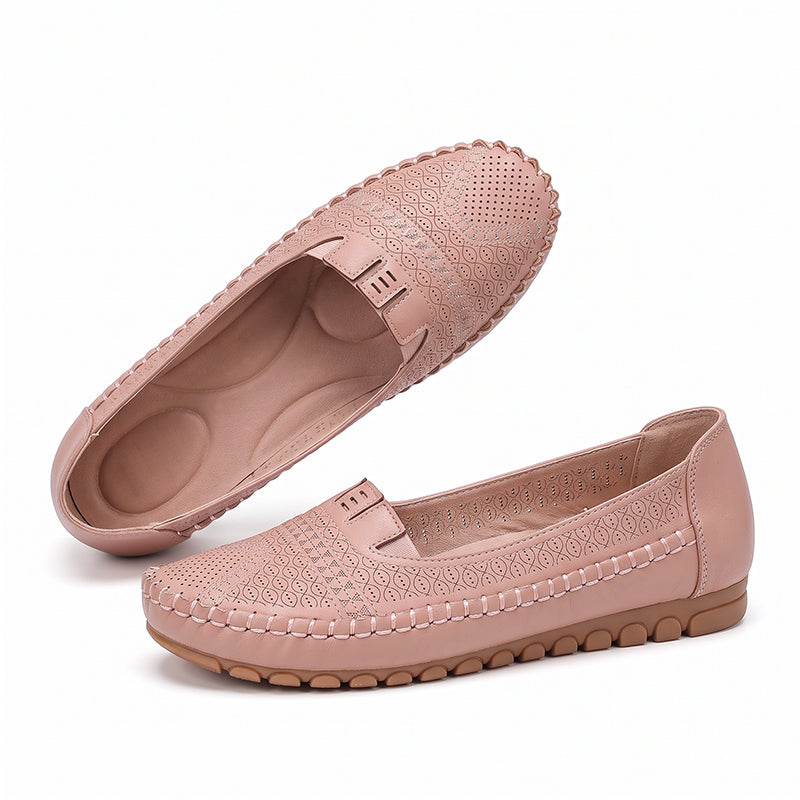 Atmungsaktive Slipper-Flachschuhe für Damen