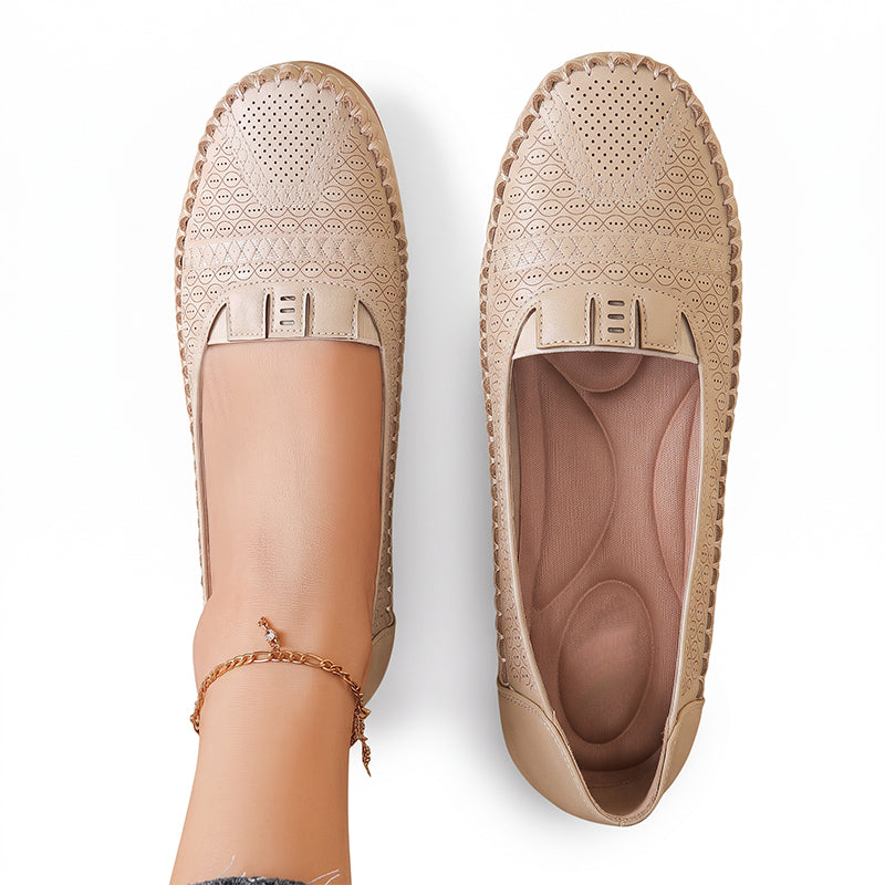 Atmungsaktive Slipper-Flachschuhe für Damen