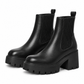 Lässige Stiefel mit niedrigem Absatz für Damen