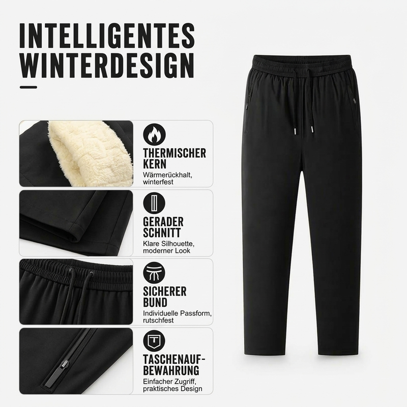 🎉✨Dicke, warm gefütterte, konisch zulaufende Herrenhose