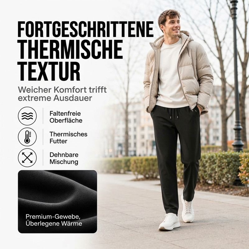 🎉✨Dicke, warm gefütterte, konisch zulaufende Herrenhose