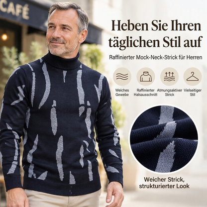 Lässiger Herren-Rollkragenpullover mit taillierter Passform – bequem & vielseitig