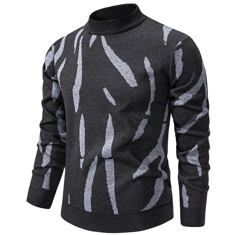Lässiger Herren-Rollkragenpullover mit taillierter Passform – bequem & vielseitig