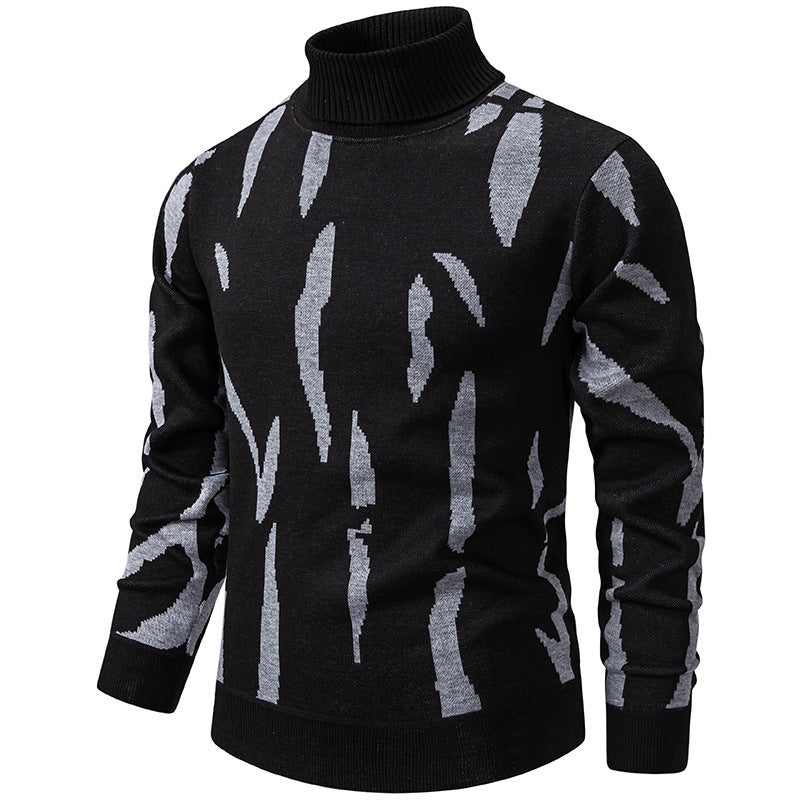 Lässiger Herren-Rollkragenpullover mit taillierter Passform – bequem & vielseitig