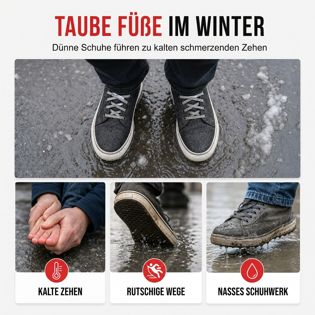 Damen Winter-Schneestiefel, verdickte Mittelschaft-Stiefel für Outdoor-Reisen, in Übergröße