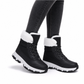 Damen Winter-Schneestiefel, verdickte Mittelschaft-Stiefel für Outdoor-Reisen, in Übergröße
