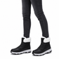 Damen Winter-Schneestiefel, verdickte Mittelschaft-Stiefel für Outdoor-Reisen, in Übergröße