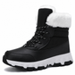 Damen Winter-Schneestiefel, verdickte Mittelschaft-Stiefel für Outdoor-Reisen, in Übergröße