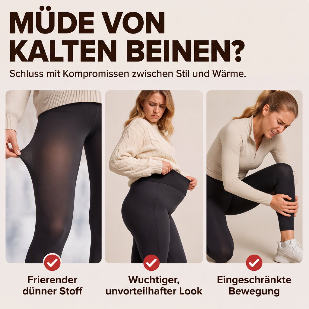📢🎉🛍️✨Hochtaillierte Thermo-Yogahosen für Damen