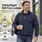 🥳 🥳 Warmes Halbzip-Sweatshirt für Herren