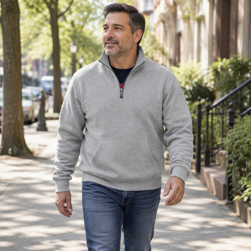 🥳 🥳 Warmes Halbzip-Sweatshirt für Herren