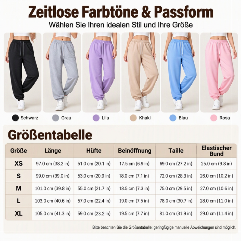 💥💥 Freizeit-Sporthose für Damen mit Kordelzug