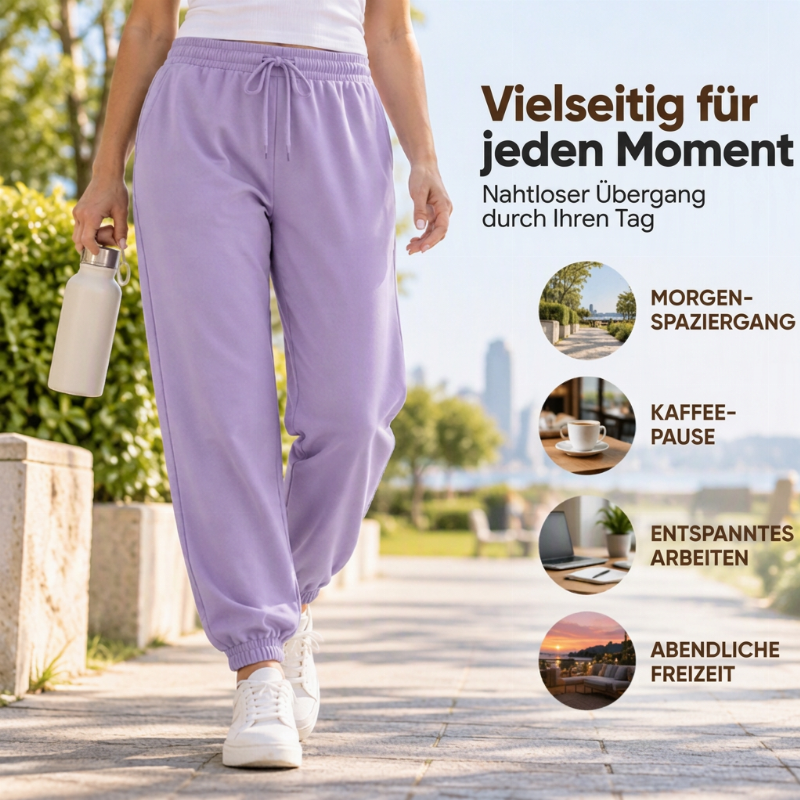 💥💥 Freizeit-Sporthose für Damen mit Kordelzug