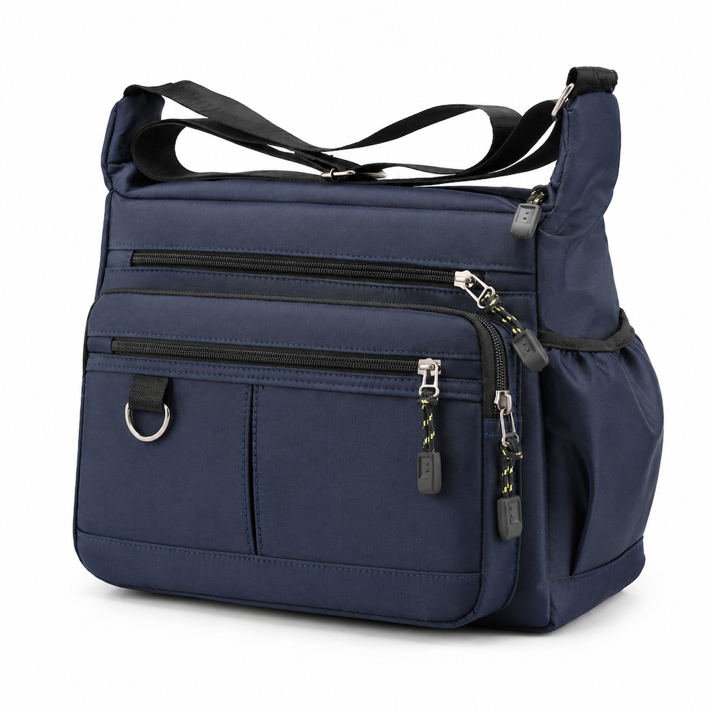 🔥🔥 Herren Umhängetasche mit großem Fassungsvermögen, langlebige Business Casual Schultertasche mit mehreren Taschen