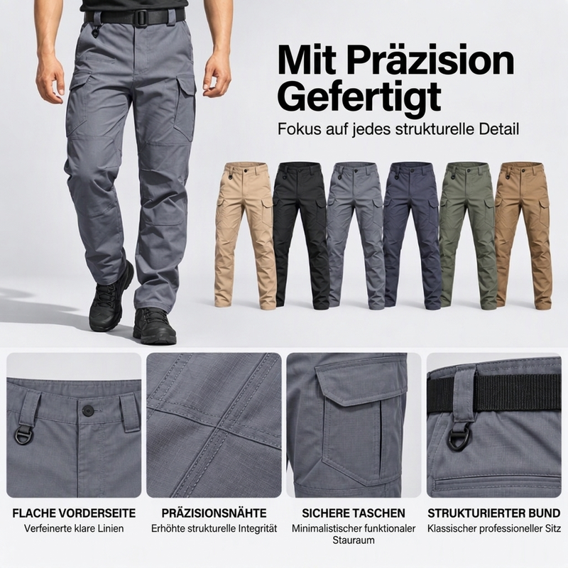 📢🎉🛍️✨Herzliche Cargo-Hosen für Herren mit mehreren Taschen und langlebiger Qualität