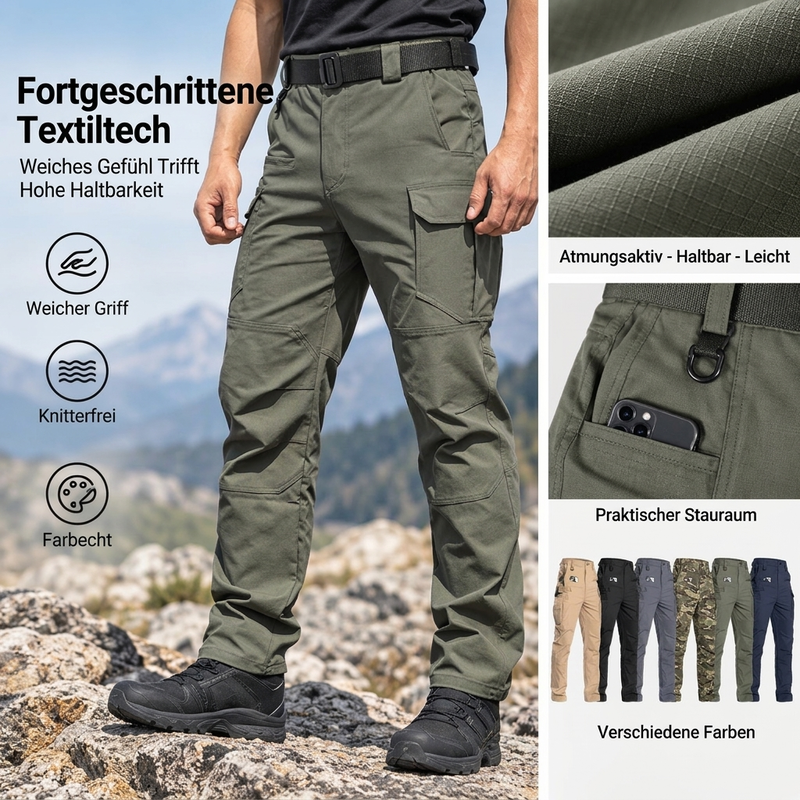 📢🎉🛍️✨Herzliche Cargo-Hosen für Herren mit mehreren Taschen und langlebiger Qualität