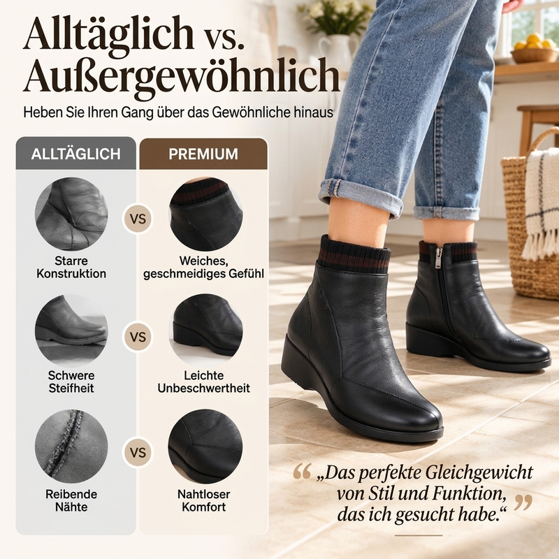 Bequeme warme, rutschfeste Stiefel für Damen