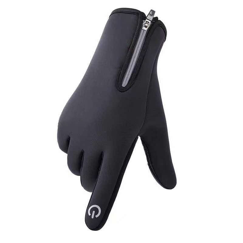 Thermische Winter-Radhandschuhe mit touchscreen-kompatiblen Fingern