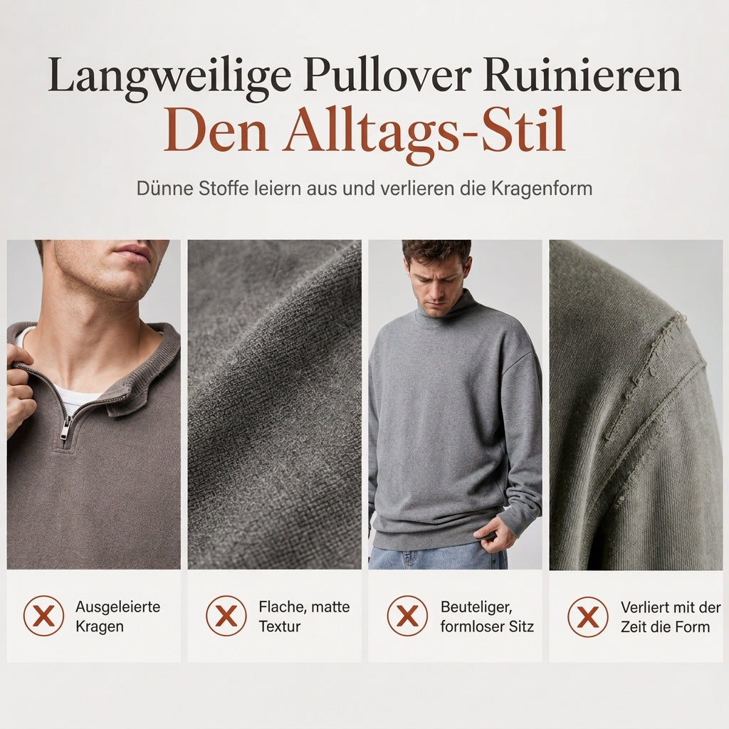 Freizeit-Strickpullover aus Jacquard für Herren